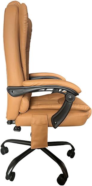 Кресло Cactus с вибромассажем CS-CHR-OC05M-BR бежевый эко.кожа с подголов. крестов. фото 10