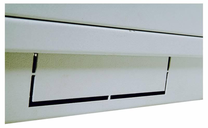 Шкаф коммутационный ЦМО (ШТК-М-42.6.10-3ААА) напольный 42U 600x1020мм пер.дв.металл задн.дв.стал.лист 2 бок.пан. направл.под закл.гайки 550кг серый 855мм 115.3кг 180град. 2030мм фото 6