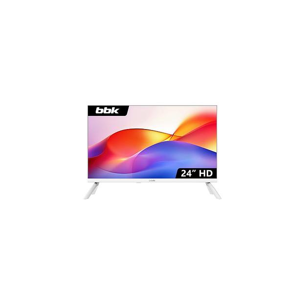 24" Телевизор BBK 24LEM-1042/TS2C (W), HD, белый фото 1