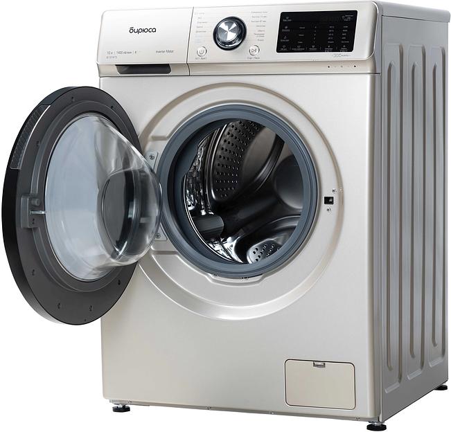 Стиральная машина Бирюса WM-SL1014/15 B класс: A+++ загр.фронтальная макс.:10кг золотистый фото 2