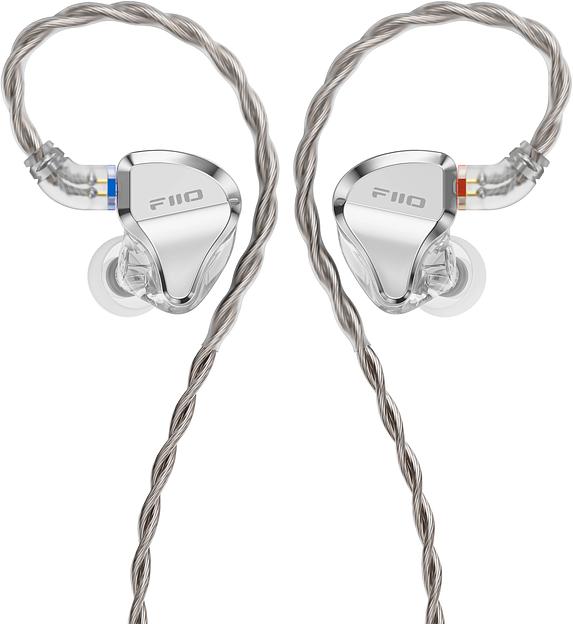 Наушники внутриканальные Fiio JH5 1.2м серебристый проводные в ушной раковине фото 1