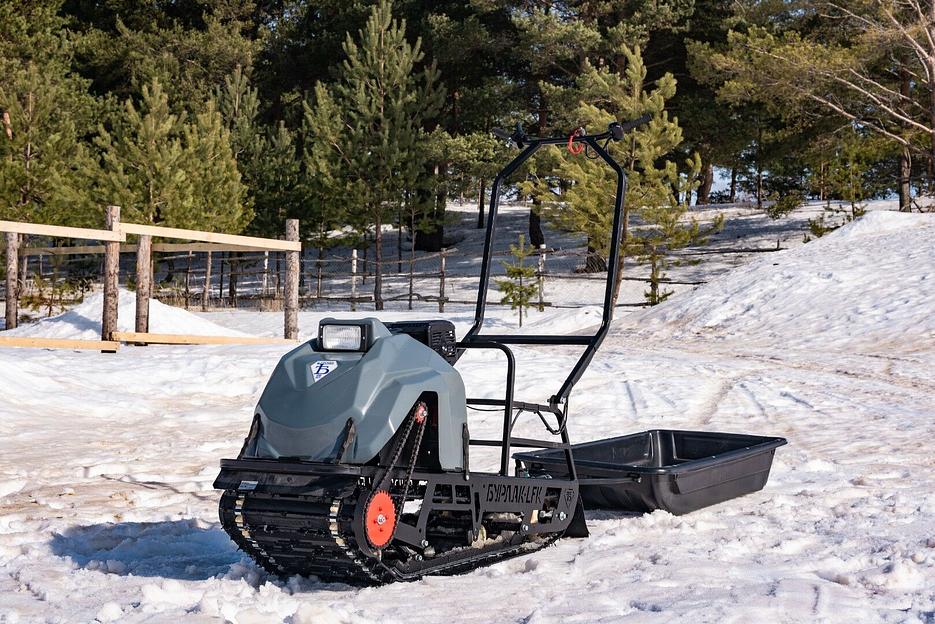 Мотобуксировщик Бурлак М2 LFS, 15 л.с., электрозапуск, 1450*510*810 мм. фото 5