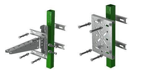УКСВ-1 OSTEC Универсальное крепление к сетке винтовое для одной консоли фото 1