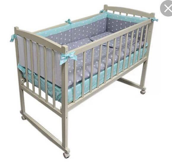 Кроватка колесо/качалка «Baby 1» фото 1