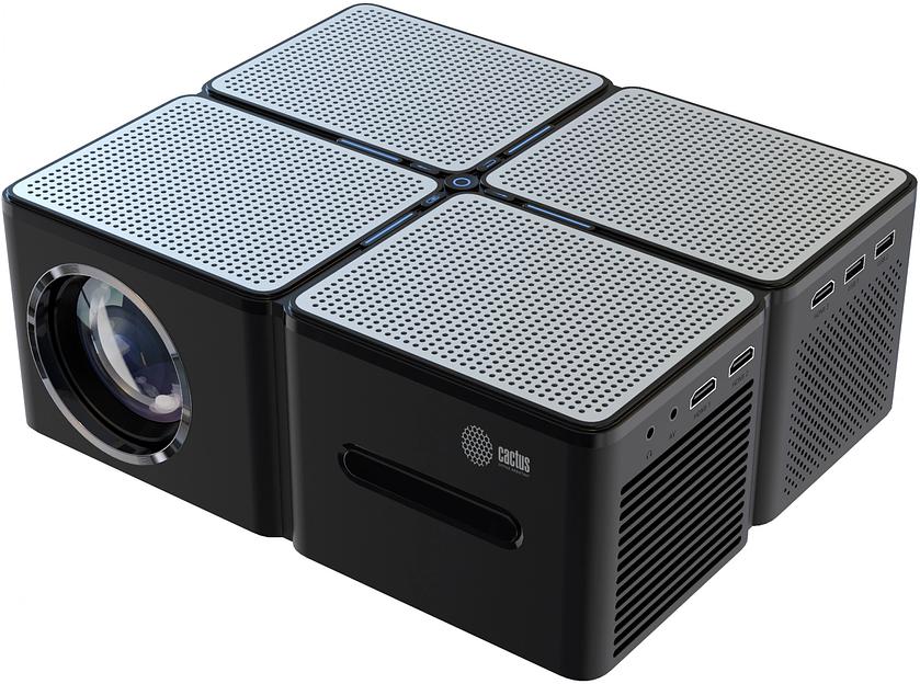 Проектор Cactus CS-PRO.03B.Full HD-A LCD 7200Lm LS 720Lm ANSI (1920x1080) 2300:1 ресурс лампы:30000часов 2xUSB typeA 3xHDMI 1.73кг фото 1