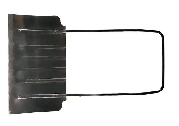 Движок алюминиевый формованный средний 750х425 мм с металлической планкой, арт.СНЕГ-04.25 ОПТ фото 1