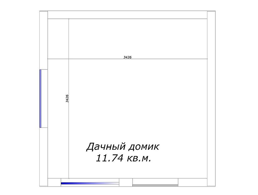 Дачный домик 11,7 кв.м. под заказ фото 3