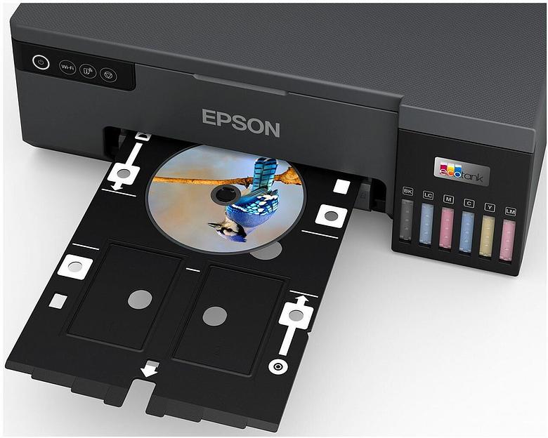 Принтер струйный Epson L8050 (C11CK37405/C11CK37506) A4 WiFi черный фото 5