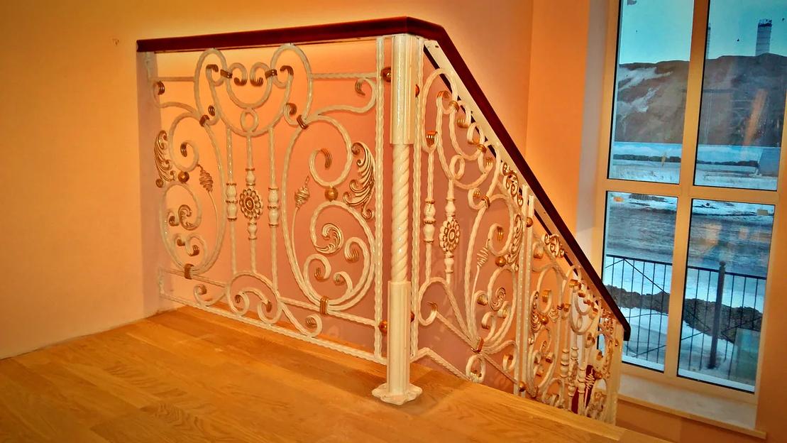 Перильное ограждение Metall Expert кованое фото 1