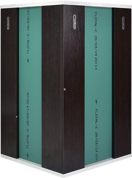 Зеркало-полка угловое Мираж DORATIZ 2712.300, белое, венге фото 3