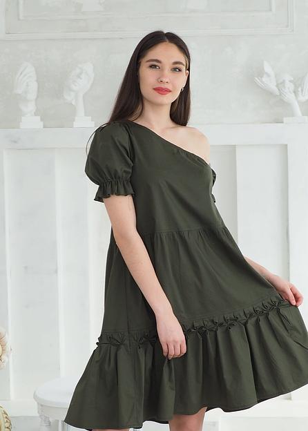 Платье женское Verenika «Моника» хаки 46 ОПТ фото 5