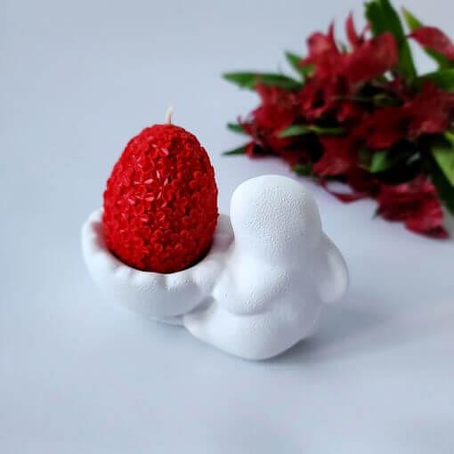 Свеча Яйцо пасхальное «Сирень» ОПТ фото 1