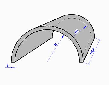 Блоки конического полукольца фото 1