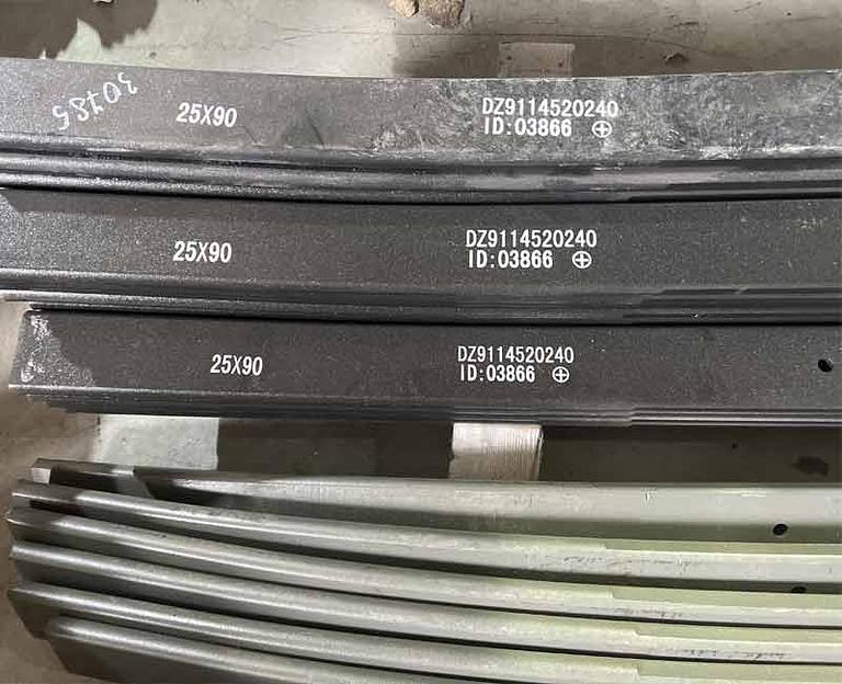 Лист рессоры задней коренной L-1680 №1 №2 DZ9114520240 фото 1