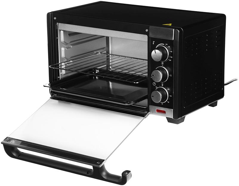 Мини-печь Hyundai MIO-HY091 20л. 1380Вт черный фото 4