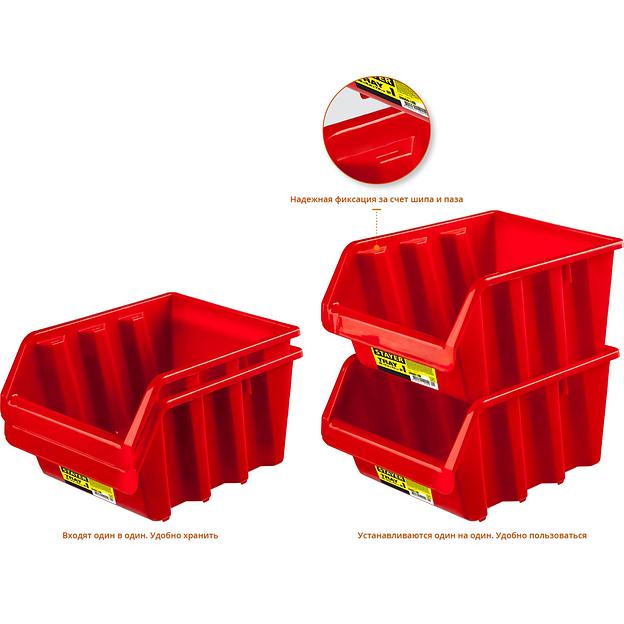 STAYER TRAY-1, 1.4 л, 160 х 115 х 75 мм, лоток для хранения №1 (38060-1) фото 3