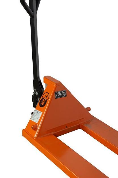 Тележка гидравлическая 2000 кг 1150 мм TOR «JC» (Полиуретановые колёса) ОПТ фото 4