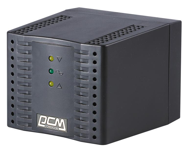 Стабилизатор напряжения Powercom TCA-3000 Black 1500Вт 3000ВА черный фото 1