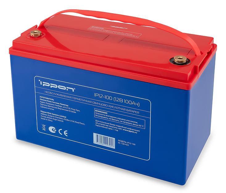 Ippon Батарея IP12-100 12V/100AH {1361425} фото 1