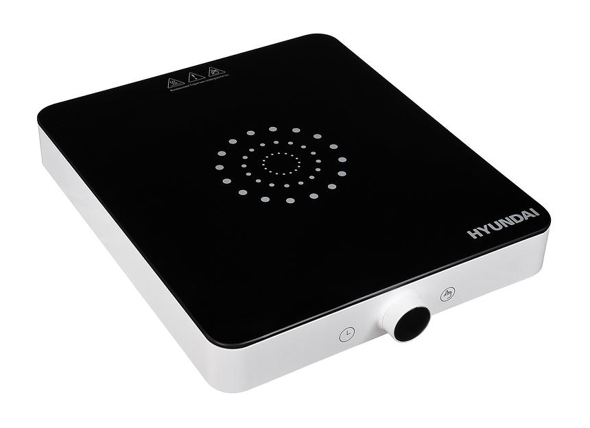 Плита Индукционная Hyundai HYC-0105 белый стеклокерамика (настольная) фото 3