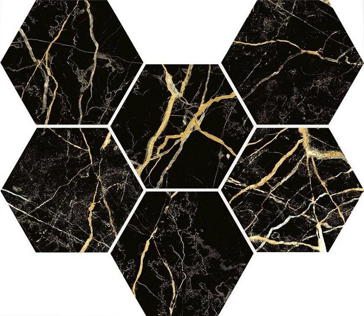 Мозаика Italon Charme Extra Laurent Гексагон фото 1