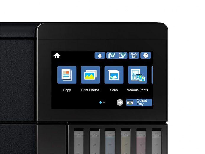 МФУ струйный Epson L8180 (C11CJ21403) A3 Duplex Net WiFi USB RJ-45 черный фото 4