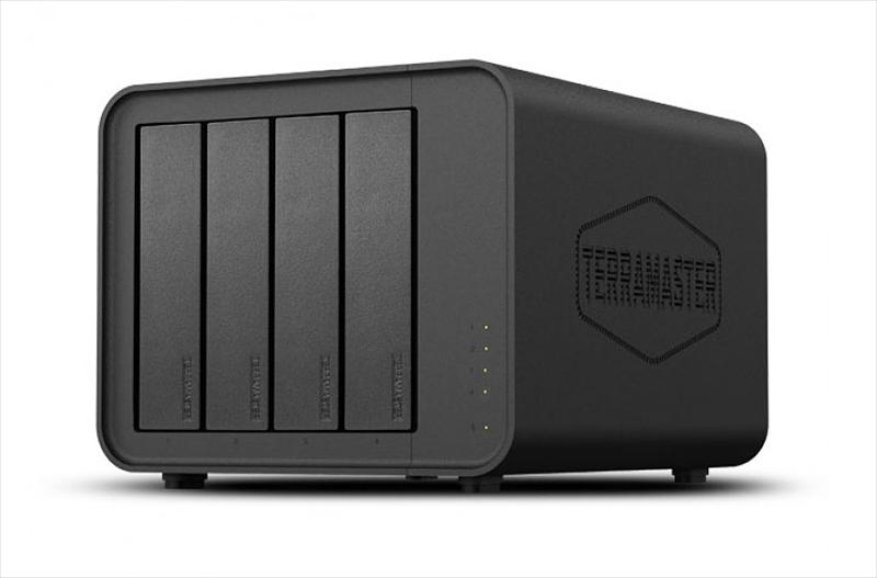 Сетевой накопитель TerraMaster F4-424 Max tower NAS 10C 4,4Ghz/8Gb(upto 64Gb)/TRAID Plus,JBOD,RAID0,1,10,5,6/up to 4 HS SATA(3,5' or 2,5')/2xM.2 2280 NVMe/2xUSB3.2 1xUSB Type-C/HDMI/2x10GbE RJ-45/iSCSI/1xPS/1YW фото 1