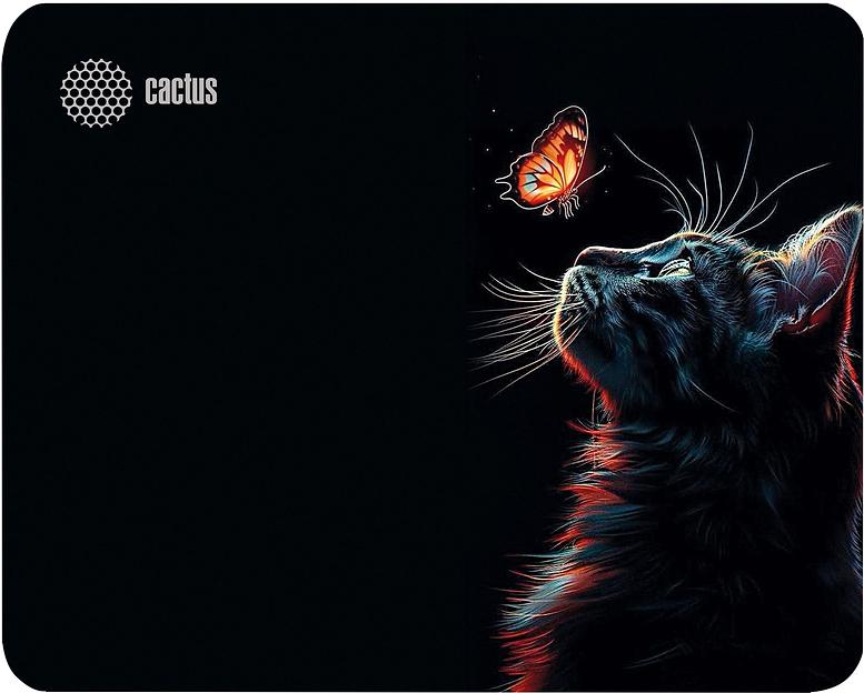 Коврик для мыши Cactus Night Cat 220x180x2мм (CS-MP-P12XS) фото 1