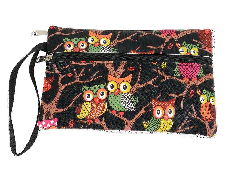 Косметичка из кожзама «Сова» фото 1
