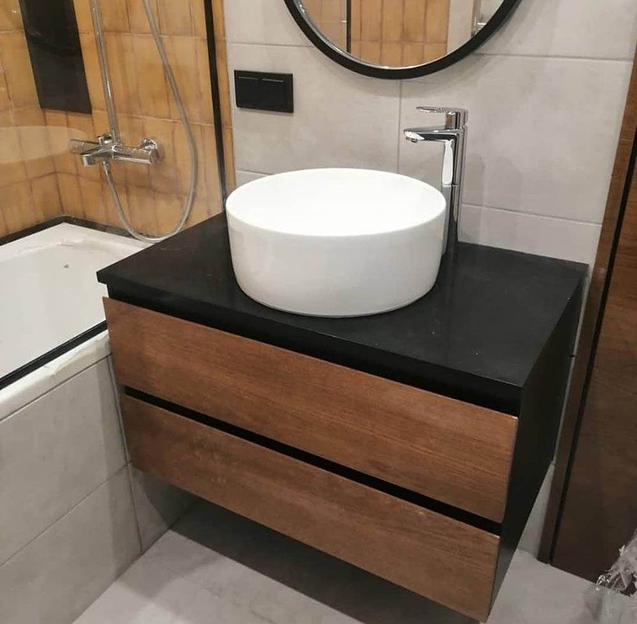 Изготовление корпусной мебели на заказ для ванной комнаты фото 1