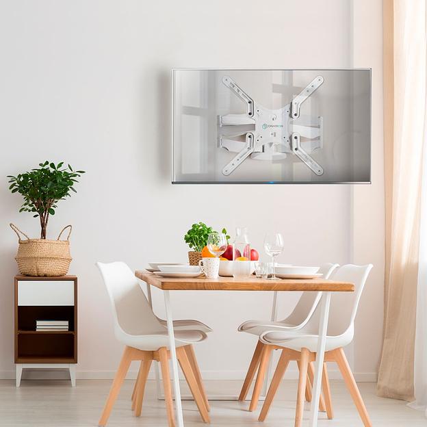 Кронштейн для телевизора Onkron M5 белый 37"-70" макс.36.4кг настенный поворот и наклон фото 7