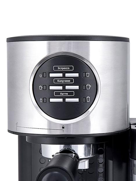 Кофеварка рожковая Kitfort КТ-703 серебристый/черный фото 6