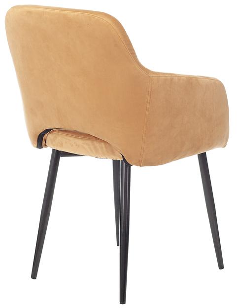 Кресло Бюрократ CH-380F янтарный Italia 9 на ножках металл черный фото 4