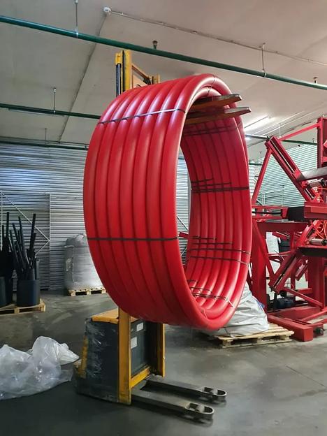 Термостойкая труба ПЭ 100 трёхслойная для защиты кабеля SDR 26, PN 6,3, 200 мм фото 4