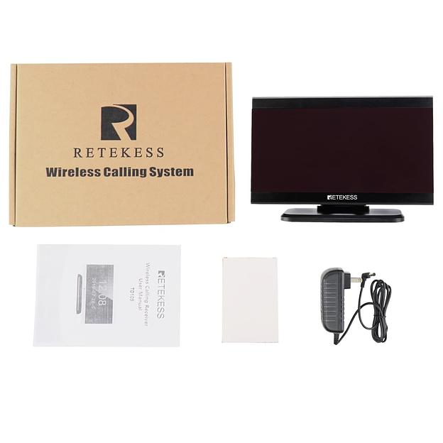 Табло вызова персонала Retekess R22105, черное фото 8