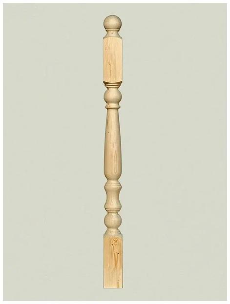 Столб начальный 80*80 «Яблоко» фото 1