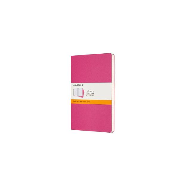Блокнот Moleskine Cahier Journal, 80стр, в линейку, розовый неон [ch016d17] фото 1