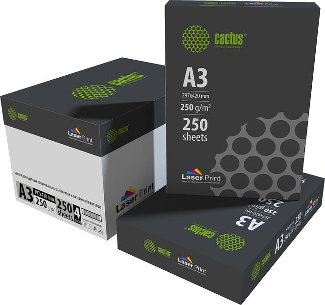 Бумага Cactus CS-LPA3250250 A3/250г/м2/250л./белый для лазерной печати фото 2