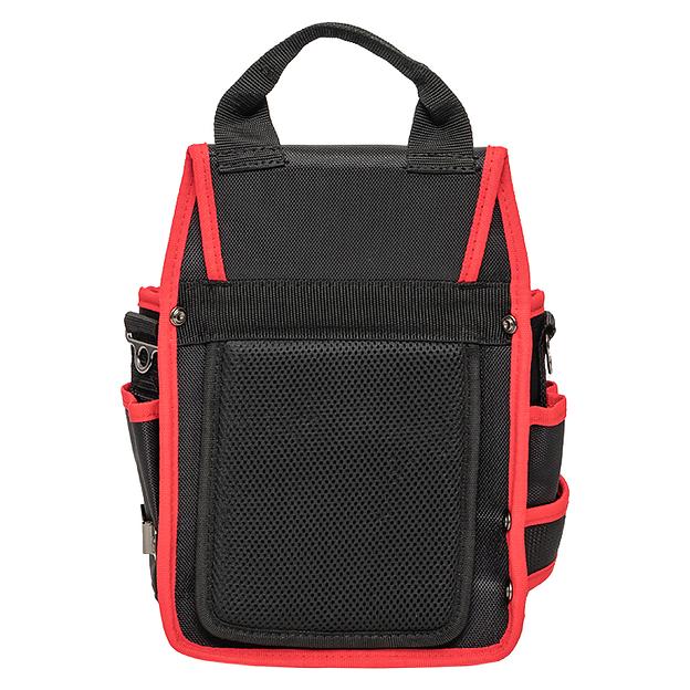 Сумка монтажника поясная с крышкой и ремнем фото 3