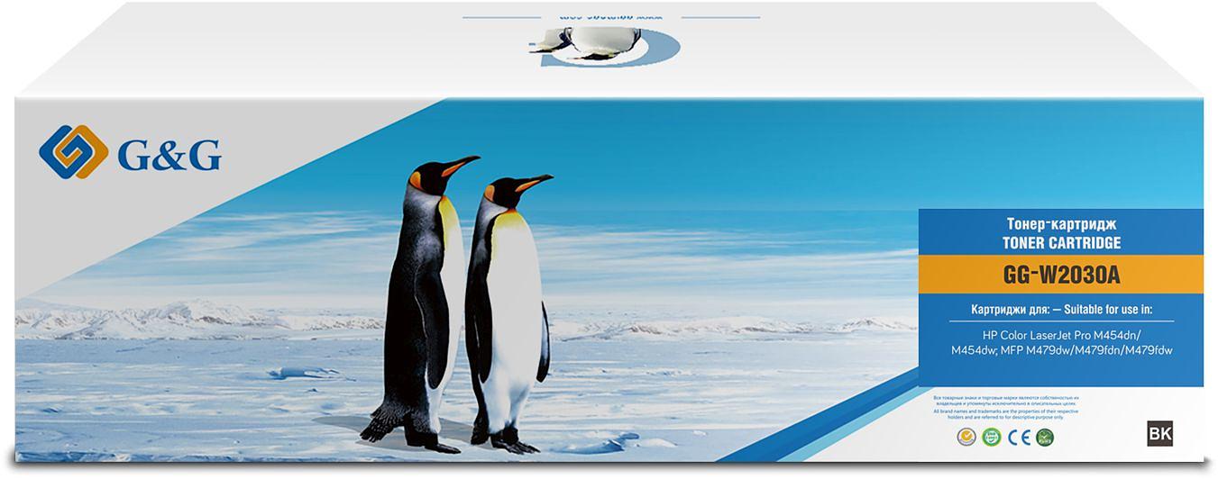 Картридж лазерный G&G GG-W2030A 415A (есть ограничения по прошивке) черный (2400стр.) для HP LJ M454/MFP M479 фото 1