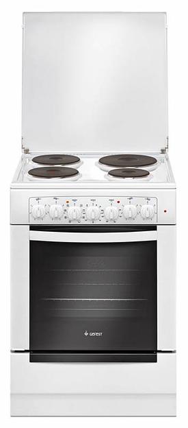 Плита Электрическая Gefest ЭП Н Д 6140-02 белый эмаль (металлическая крышка) фото 1