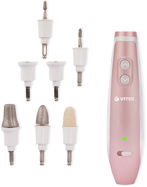 Маникюрный набор Vitek VT-2215 розовый фото 3