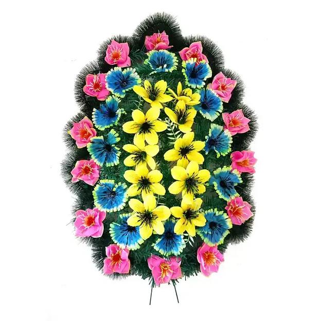 Р-ный венок Баррет овалами ф201-р200-н159-д90-г539-г546-г559 95см фото 1