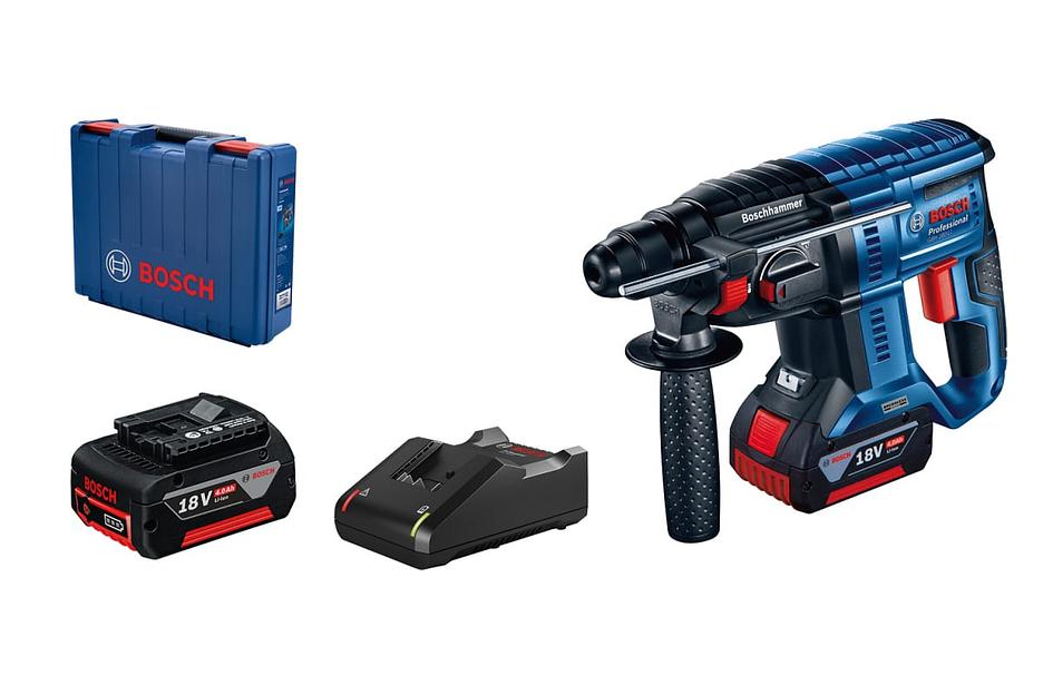 Перфоратор аккумуляторный Bosch GBH 180-LI 2 АКБ 4Ач, ЗУ, кейс фото 2