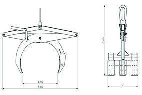 Захват для труб и брёвен фото 4