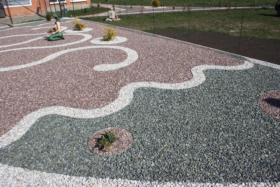 Крошка декоративный щебень Зелёный /тн (40-60 мм) фото 1