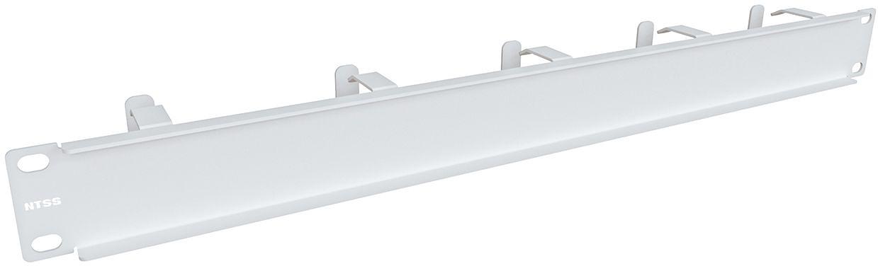 Кабельный органайзер горизонтальный NTSS NTSS-HORG-1U-5(45) односторонний кольца 1U шир.:19" глуб.:45мм фото 2