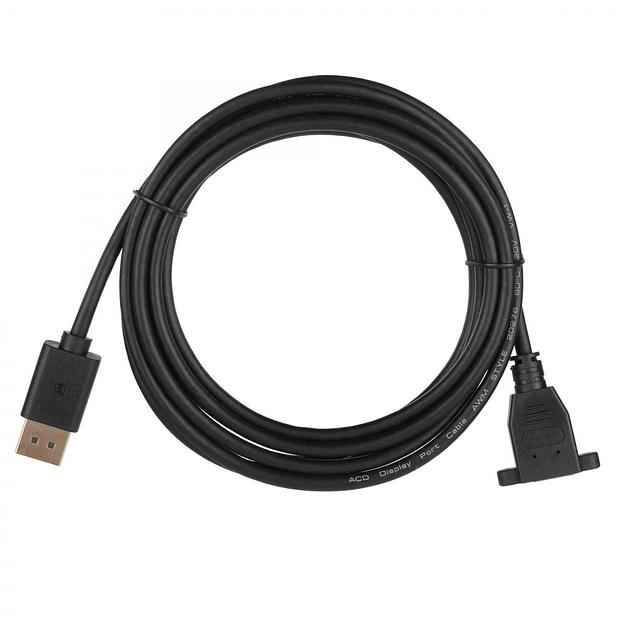 Кабель ACD Кабель ACD-DDPF2-30B |ACD-DDPF2-30B| DisplayPort 1.2, DP extension, Golden Plated, 20m/20f, Черный, |ACD-DDPF2-30B| 3м (742514) фото 1