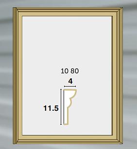 Оконное обрамление из пенополистирола (10 80) ОПТ фото 1