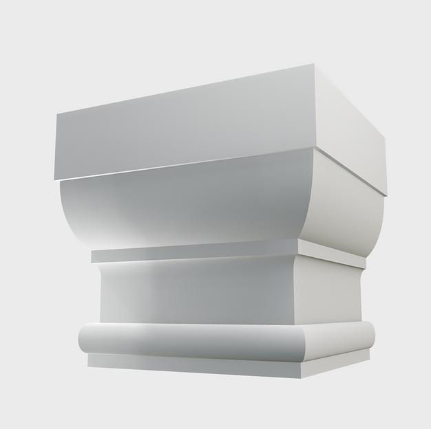 Декор из пенополистирола «Капитель квадратная К-01-ККВ» ОПТ фото 1